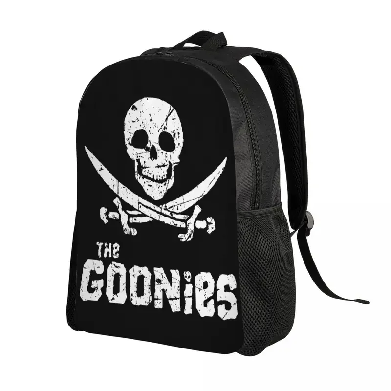 Custom 3D Print The Goonies Distressed Art Backpack  Movie Film School College Travel Bags Women Men Bookbag Fits 15 Inch Laptop