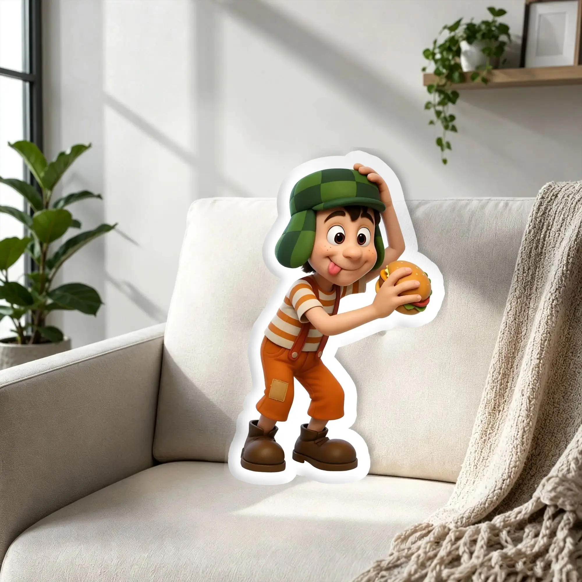 Customized Photo El Chavo Del Ocho Throw Pillows Humorous Mexico TV Series Stuffed Pillow Home Decor