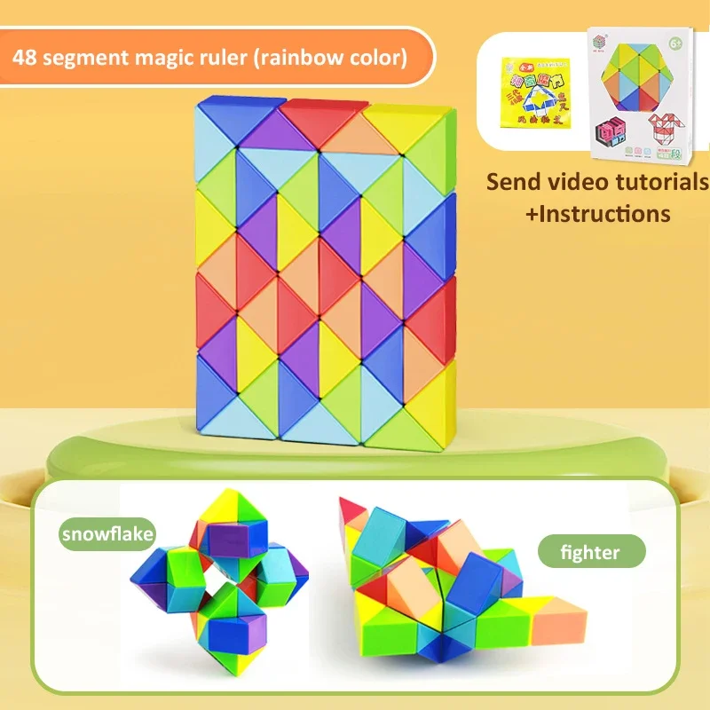 Transformable 3D Puzzle Cube - Fidget Toy dla dzieci, edukacyjne i zabawne