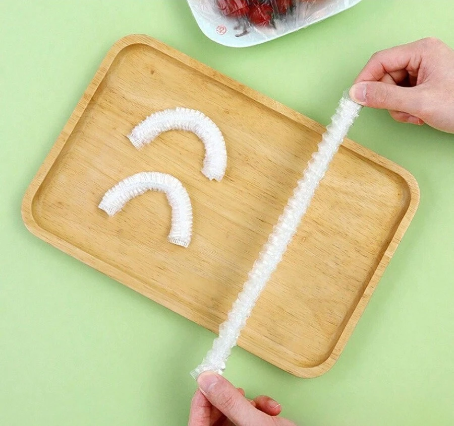 100 قطعة من طبقة التثبيت الملونة التي تستخدم لمرة واحدة، غطاء فم مرن بدرجة طعام المطبخ