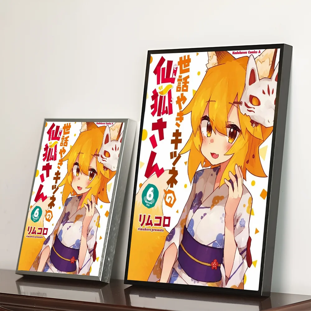 The Helpful Fox Senko San Poster Sticky HD Quality Wall Art Retro Posters for Home Kawaii Room Decor