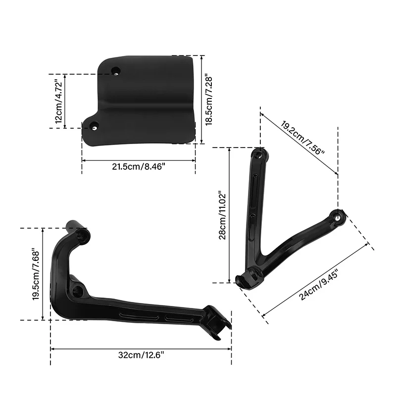 Zestaw wsporników podnóżka pasażera do Harley Sportster S RH1250S 2021-2023