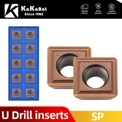 KaKart inserto in metallo duro tipo SP SPMG/SPGT 050204 060204 07 t308 090408 110408 140512 inserto ad alta velocità power fast drill Insert 10pc