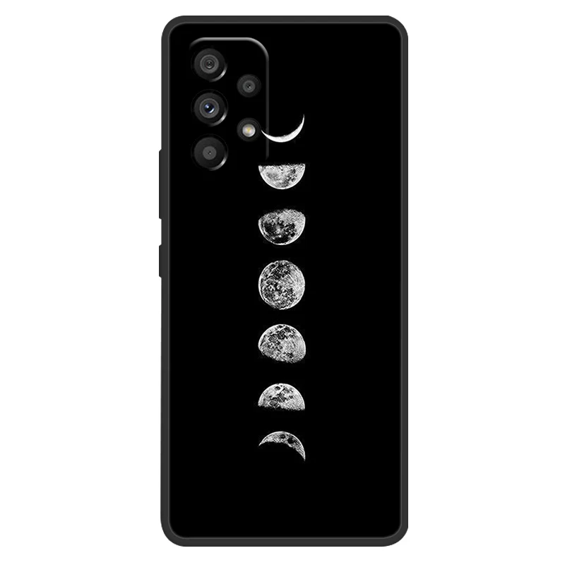 For Samsung A73 5G Case A53 A33 Black Bumper Cases for Samsung Galaxy A33 5G Cover A73 2022 Silicone Back Protective Bumper