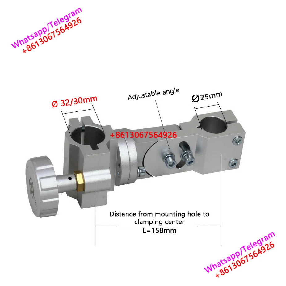 New Aluminum Alloy Flame Cutting Gun Universal Integrated Adjustable One-word Gripper Fixture Cnc Gantry Plasma Cutting Machine