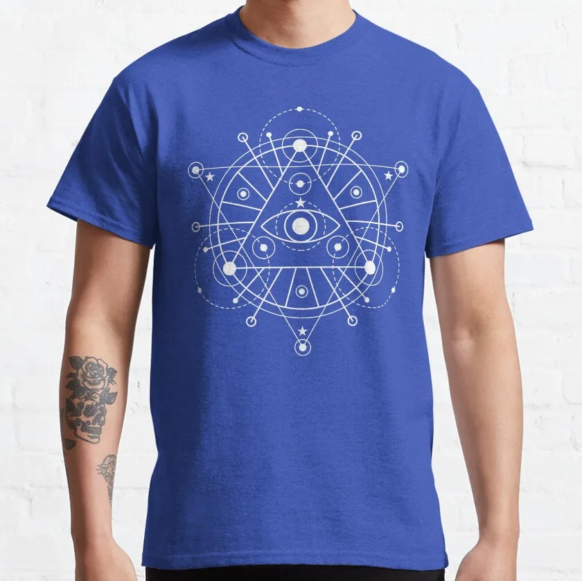 Sacred Geometry, All-Seeing Eye, Eye of Providence  Classic T-Shirt