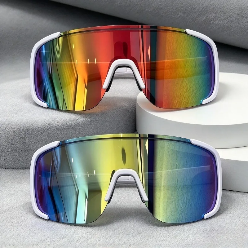 2pcs Men Women UV400 Sports Shades, Mountain MTB Road Bicycle Cycling Riding Protection Goggles