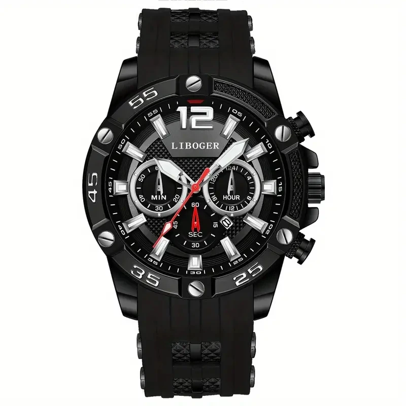 Men's Luxury Large Dial Quartz Wristwatch