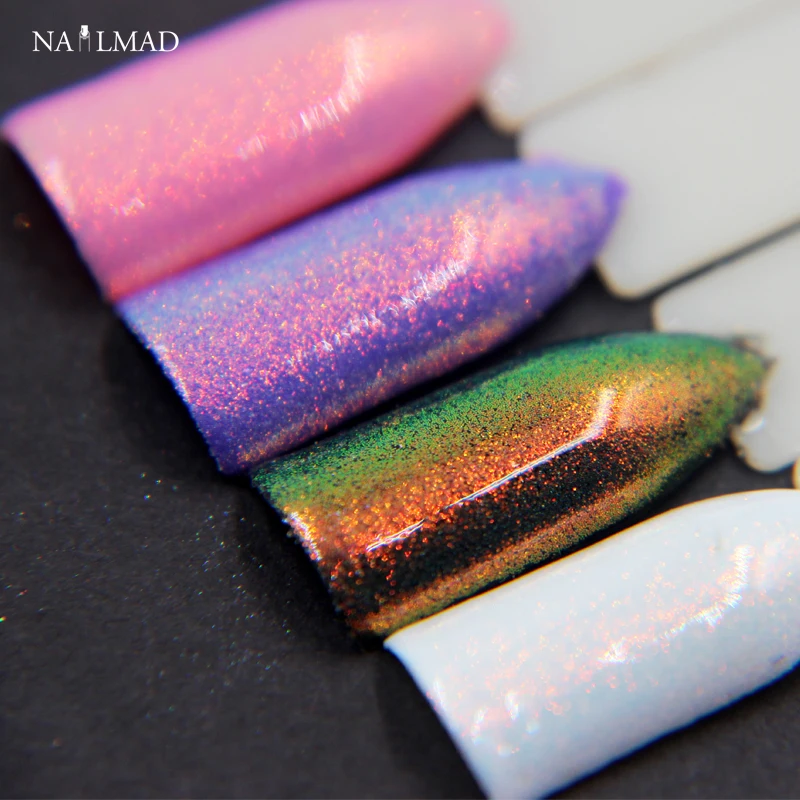 10ml Nail Art Fairy Dust Nail Glitters Gold Glitter Powder Nail Decorations Mermaid Powder Dust Makeup Manicure