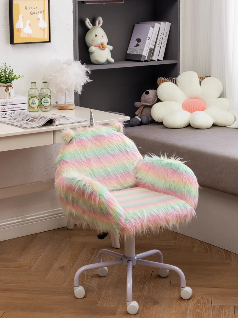 Nordic Light Luxury Unicorn Gaming Chair Ergonomic Office Chair Home Furniture Adjustable Rotatable Lift Computer Chairs