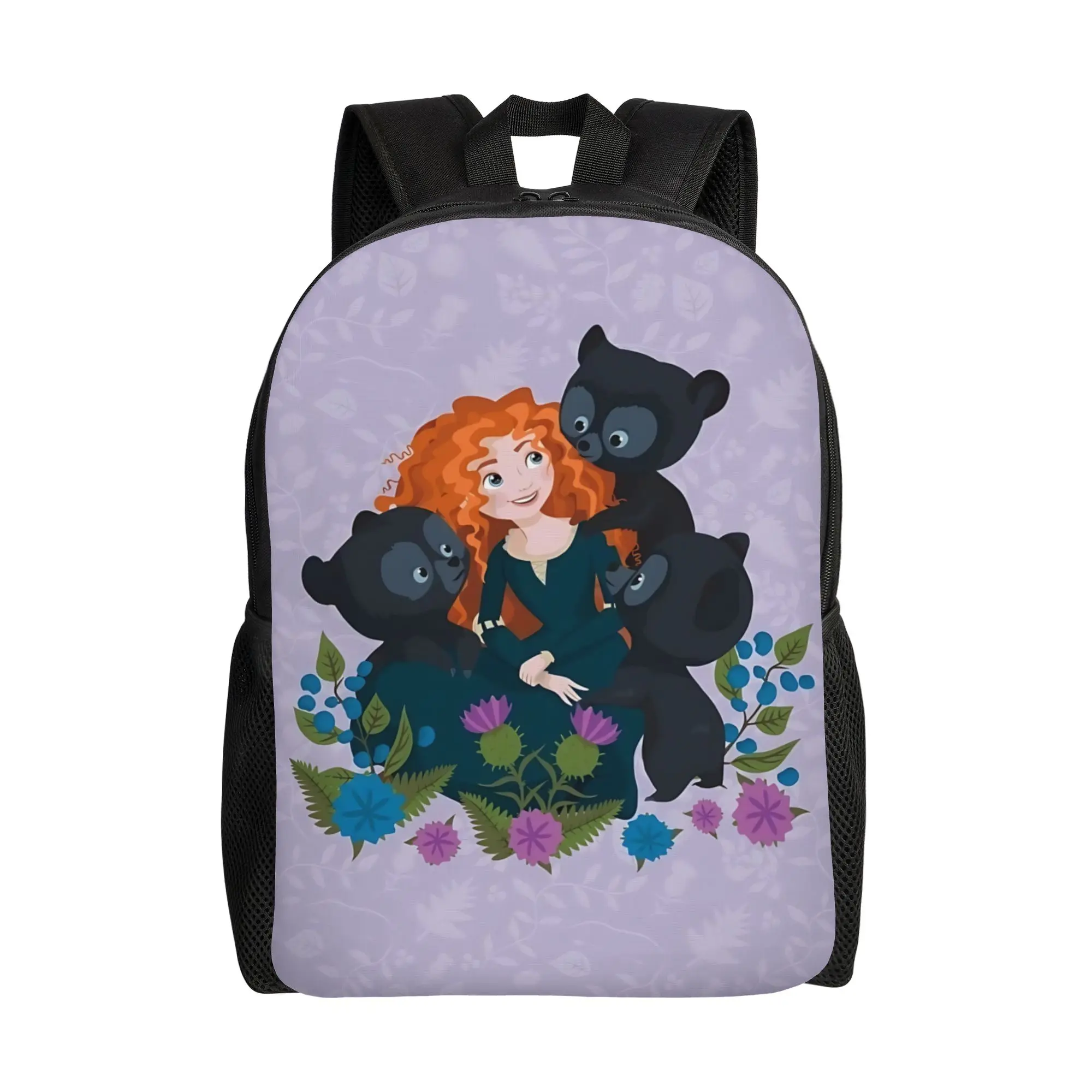 

1PC Backpack Disney Cartoon Animation Daypack Brave Merida Light School Large Capacity Rucksack