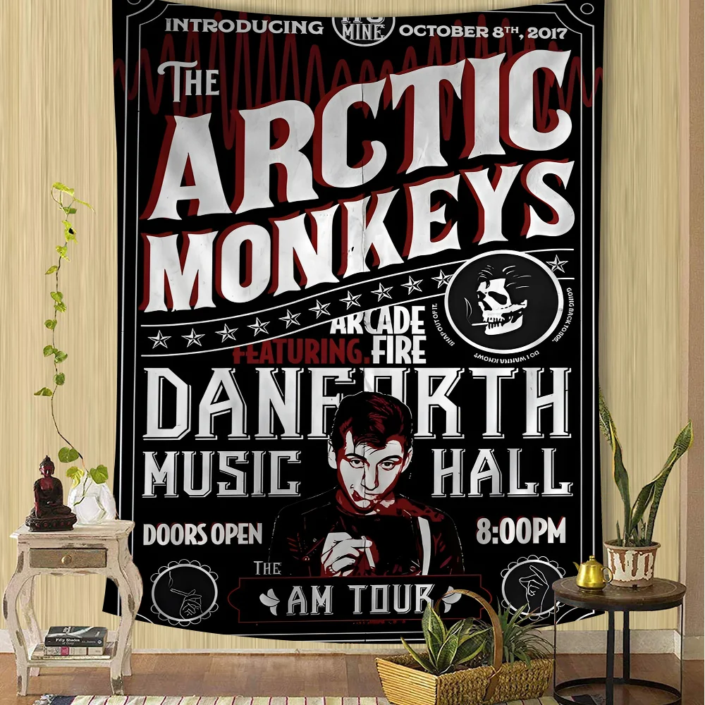 

Arctic Monkeys Music Album Wall Tapestry Home Decoration hippie bohemian decoration divination INS Home Decor