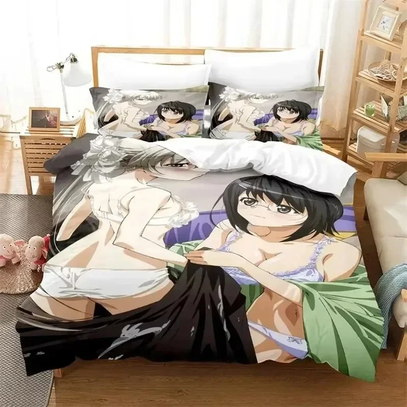 Anime Yosuga No Sora Bedding Set For Bedroom Soft Modern Bedspreads Comefortable Kids Duvet Cover Quilt Cover And Pillowcase