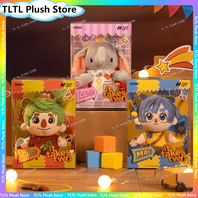 

GONG GAME It Takes Two Haze Light Plush Pendant Cody May Katie Elephant Doll Key Charm Soft Cute Bag Decoration Couple Gift