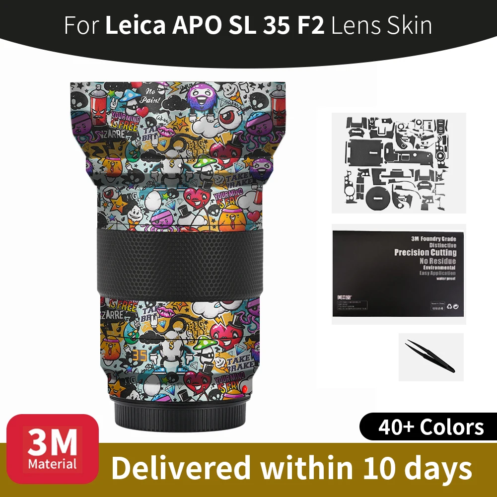 

Для кожи Leica 35 мм F2, наклейка на объектив Leica APO SL 35 мм F2, устойчивая к царапинам защитная пленка, полная защита