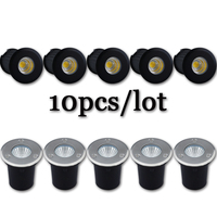 10PCS LED Underground light 1W3W5W COB Floor Lamp Outdoor IP67 Ground Spot Landscape Garden Square Path Buried Yard 110V220V 12V