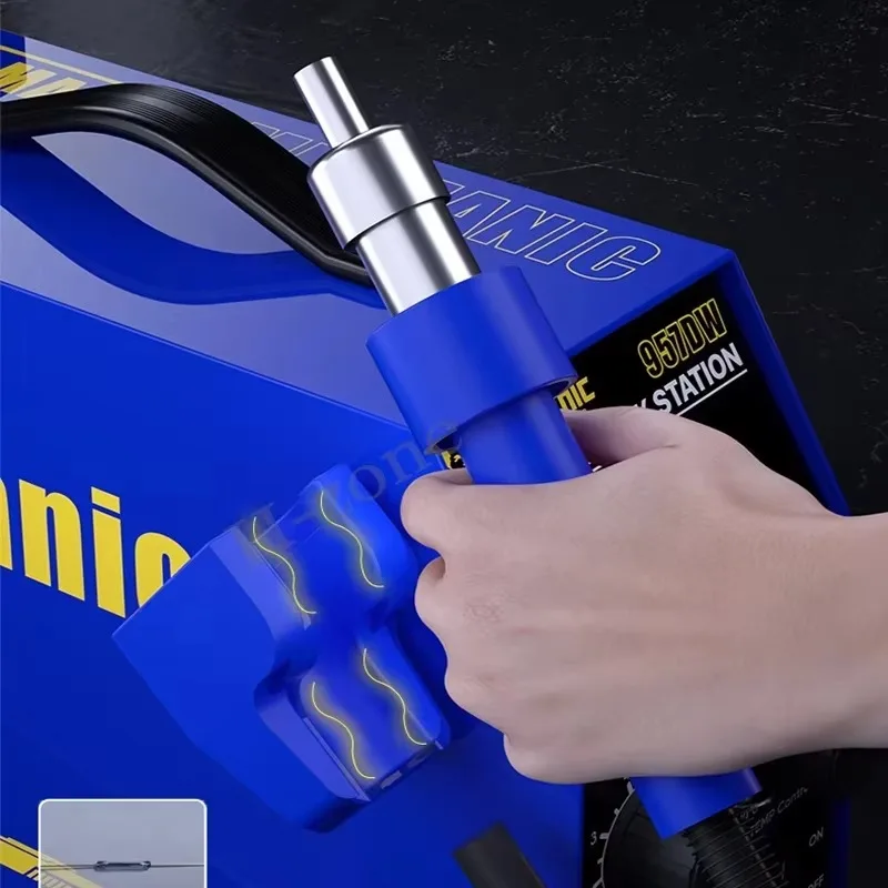 

High-End Technology Manufacturing Precision Desoldering Two-Scroll Hot Air Rework Station for Motherboard Component Repair