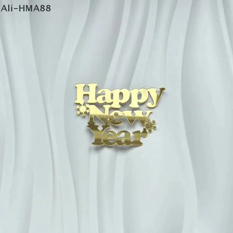 1 قطعة 2026 السنة الجديدة كعكة توبر عيد الميلاد الحلوى كب كيك الاكريليك توبر السنة الجديدة حفلة كعكة الزينة #2