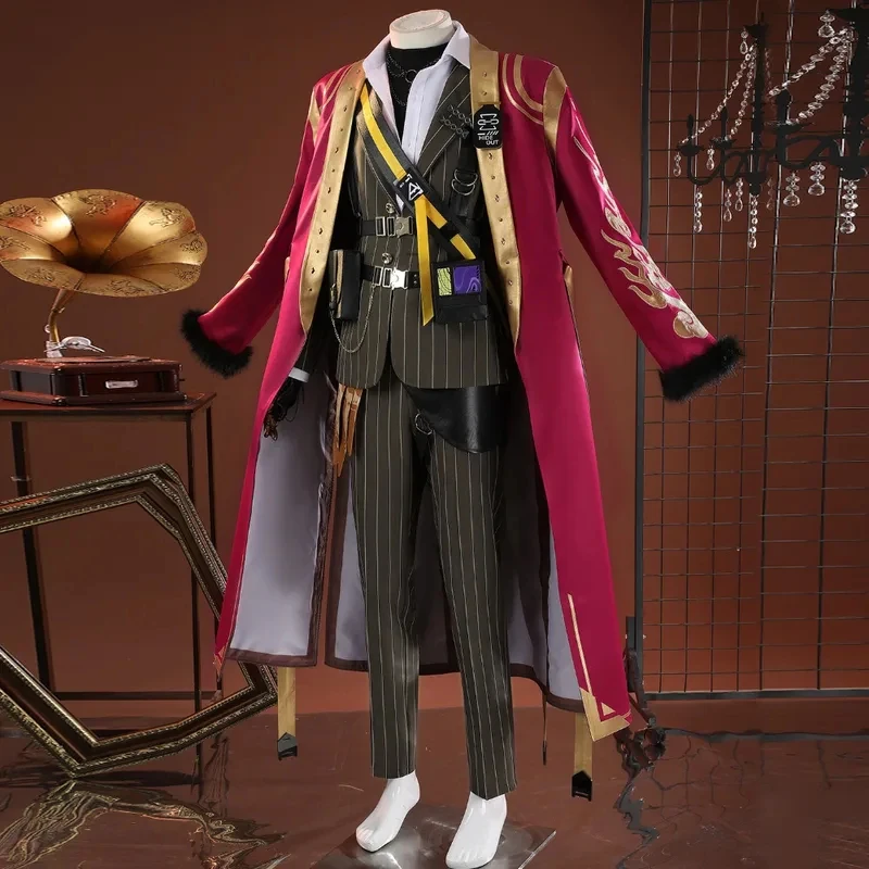 Disfraz de Cosplay de Belone de Arknights, Conjunto Completo, Chaqueta Cortavientos para Hombre, Uniforme del Juego Anime, Mismo Estilo, Halloween