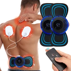 EMS-masajeador eléctrico para cuello, Parche de masaje para aliviar el dolor muscular, Parche de acupuntura, estimulador muscular