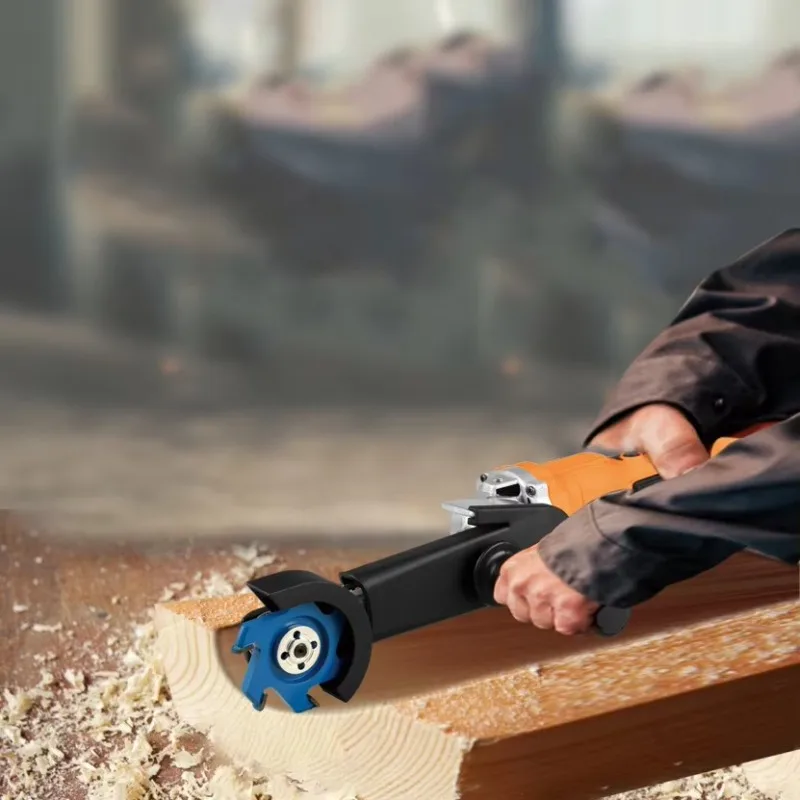 

Angle Grinder Conversion Carving Machine Hole Digging Slot Making Wooden Post Excavation Slotting Converter Easy Operate 1 Year