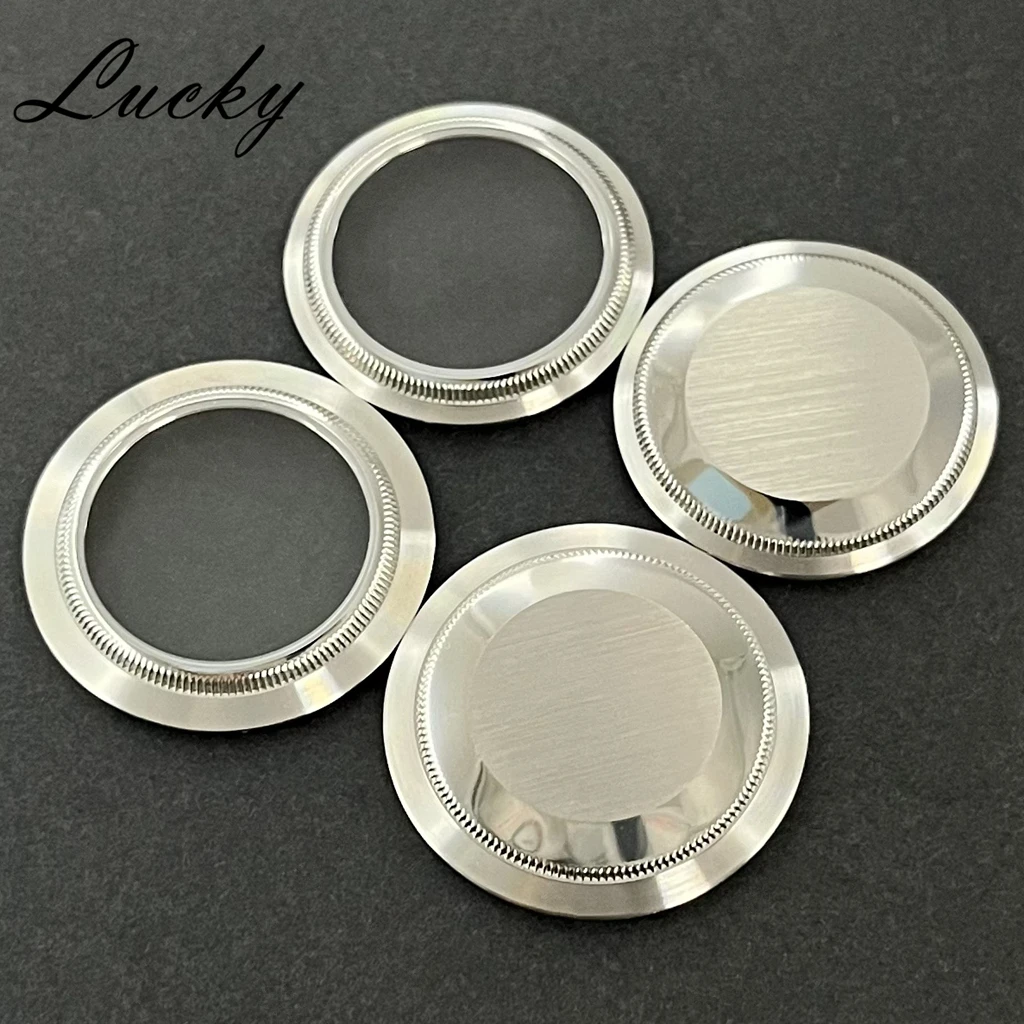 High Quality NH35 NH36 Steel Case Bottom Watch Back Cover Watch Modification Parts /36mm/39mm Retro Case Watch Case Accessories