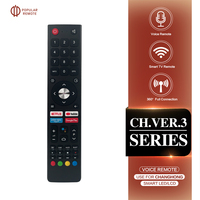 Voice Wireless TV Remote Control Replace for Changhong TVs GCBLTVC1GBBT-C2 GCBLTVC1GBBT GCBLTVC1GWBT-HITACHI-1 With Youtube