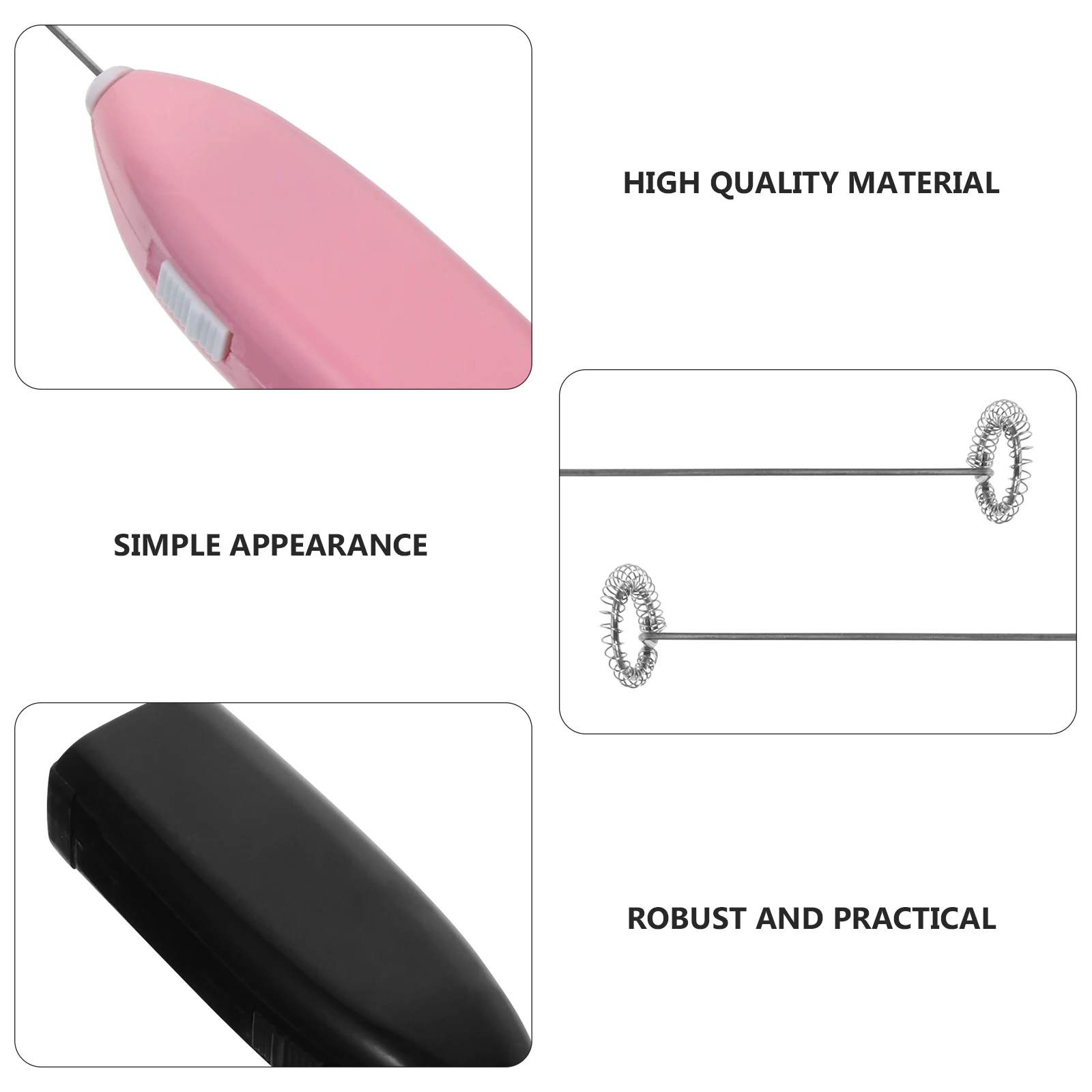 

3 Pcs Hand Mixer Epoxy Stirrer Handheld Wand Electric Stirring Rod Mixing Sticks Kit Alloy