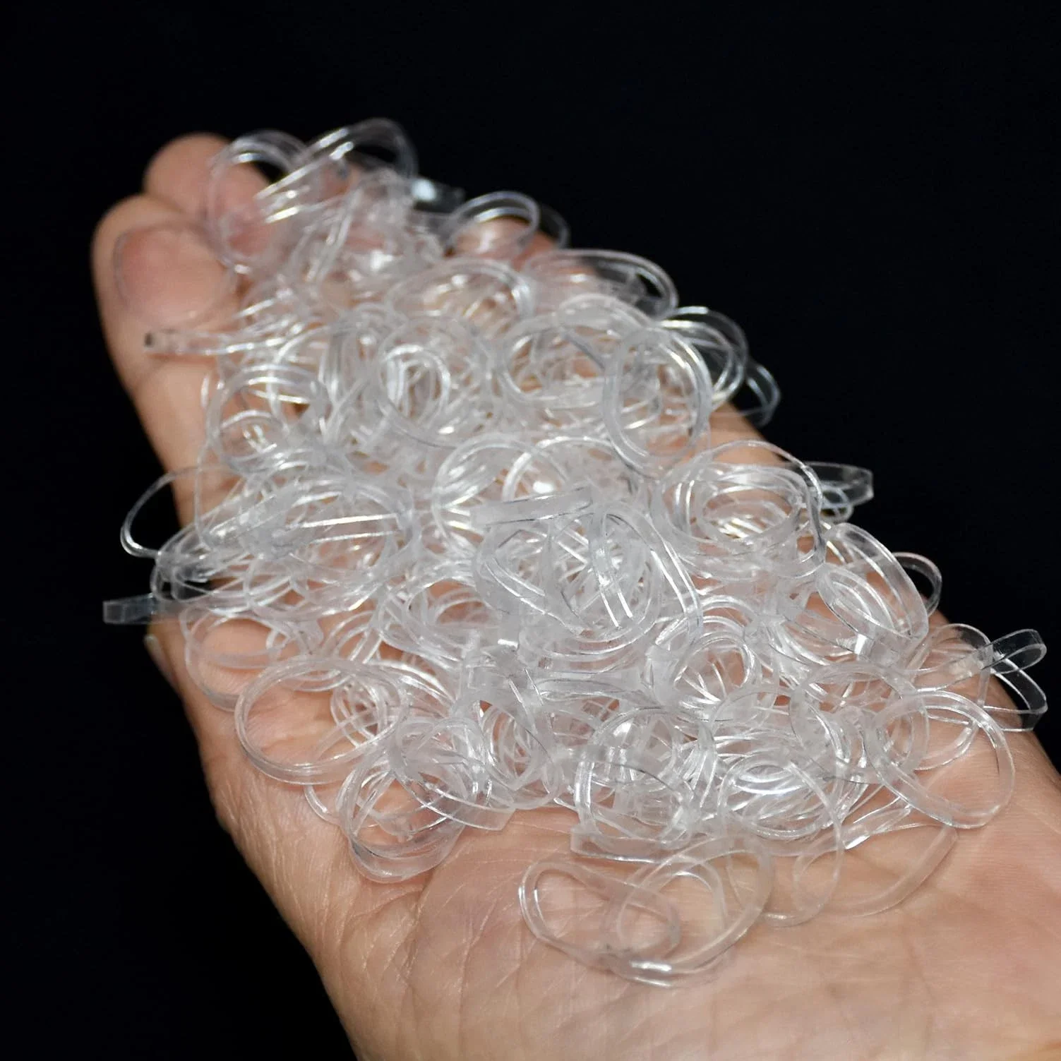Mini Silicone Rubber Bands, High Elasticity