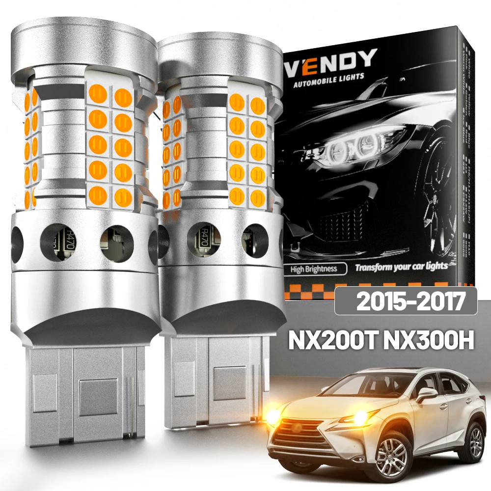 

2 шт. светодиодные указатели поворота для Lexus NX200T NX300H 2015 2016 2017, лампы поворота, аксессуары Canbus