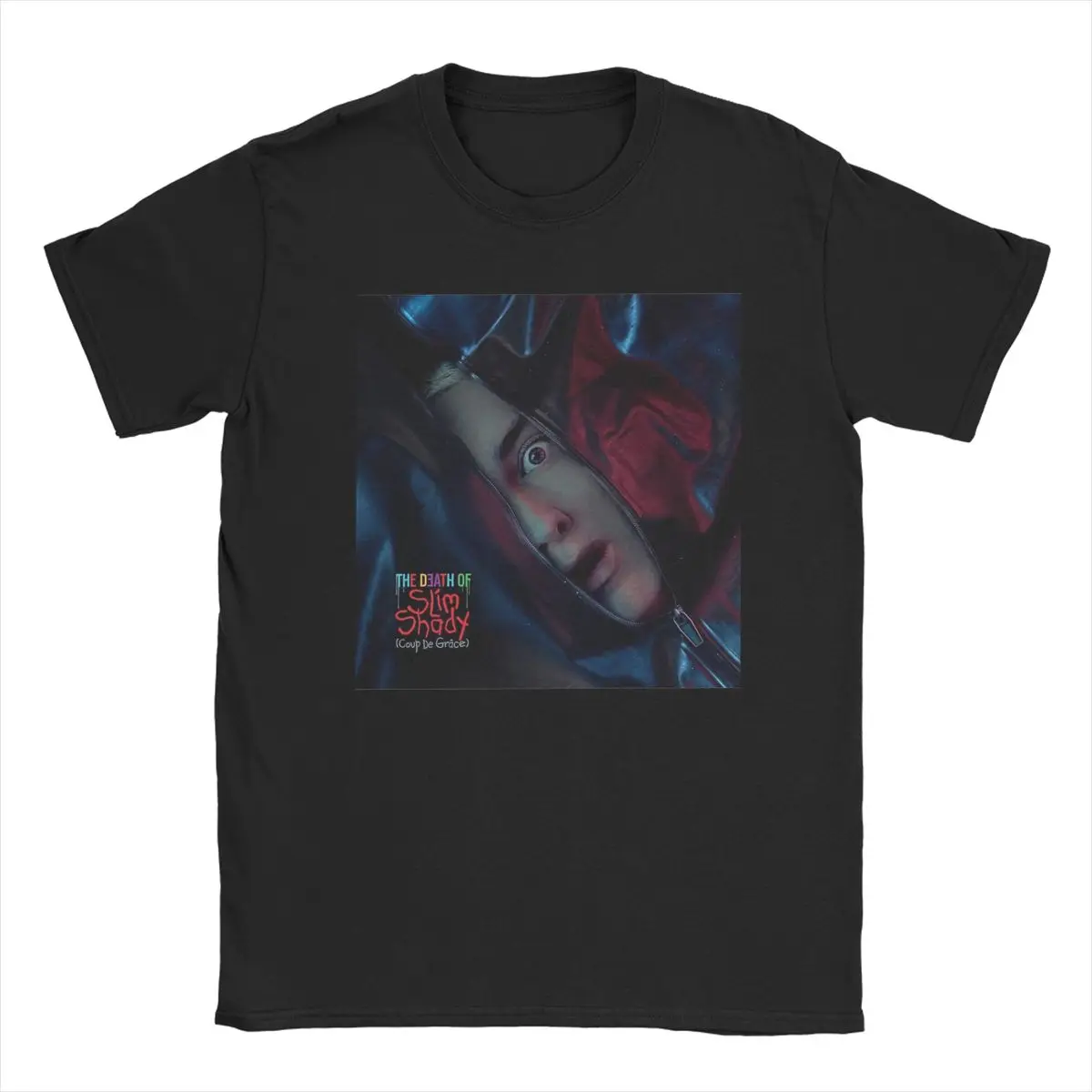 

Novelty Eminem The Death Of Slim Shady T-Shirt Men O Neck Pure Cotton T Shirts Short Sleeve Tees New Arrival Clothes