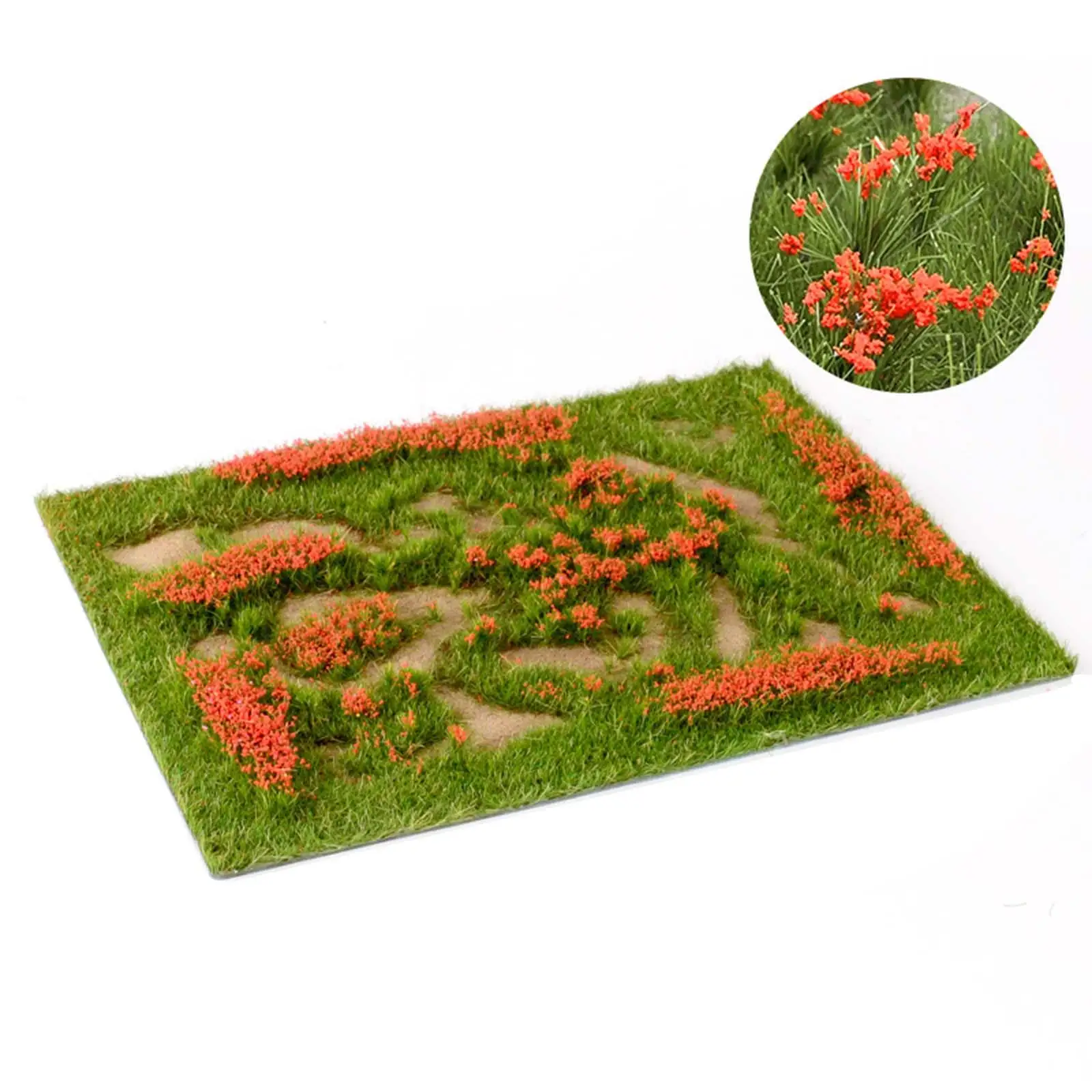 Grass Model DIY Artificial Grass Model for Model Building Kits Train Landscape Micro Landscape Doll House Sand Table Model