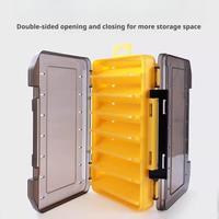New Double-Sided Fishing Tackle Box Organizer, Fishing Accessories Large and Small Storage Case for Lures, Hooks Tools 1-4Pcs