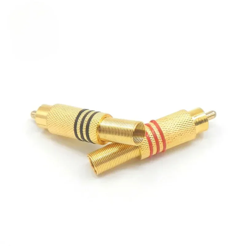 

Золотой, красный, черный, металлический пружинный разъем RCA, штекер, AV-штекер для ПК, аудио, ведио, сварка, детали «сделай сам»