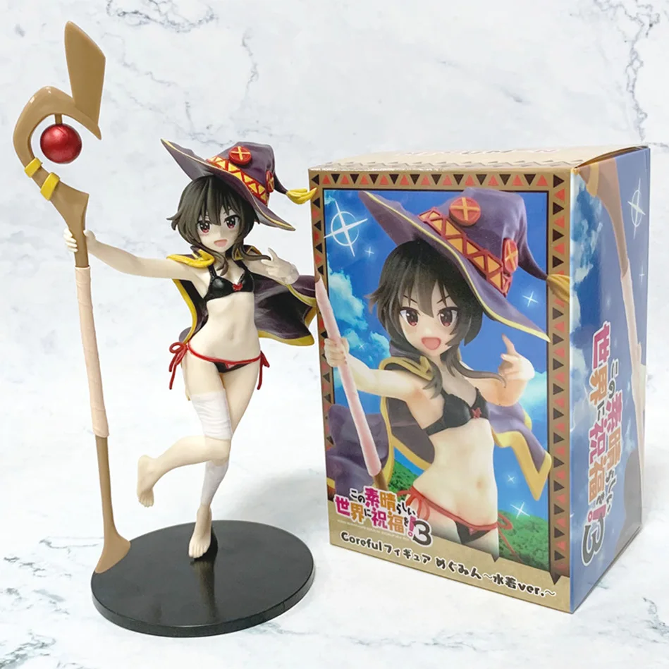 God's Blessing on This Wonderful World 23cm Megumin Action Figure Cute Figurine For Girls Droppshiping Model Toys gift