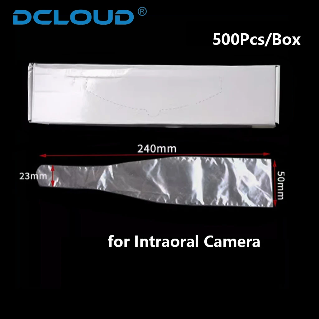 DCLOUD 1Box Disposable Dental Handle Protective Sleeve Intraoral Camera Cover X-ray Sensor Film Light Guide Rod Protect Sleeve