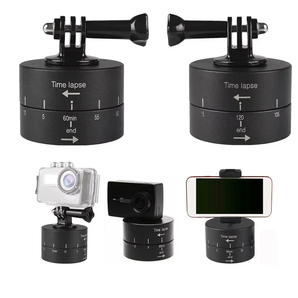 ZLRLMHY Stabilizer 60 Min Yuntai Photography Aluminum Panning 360 Degrees Rotating for GoPro Hero 11 10 9 Xiaomi DSLR Phone