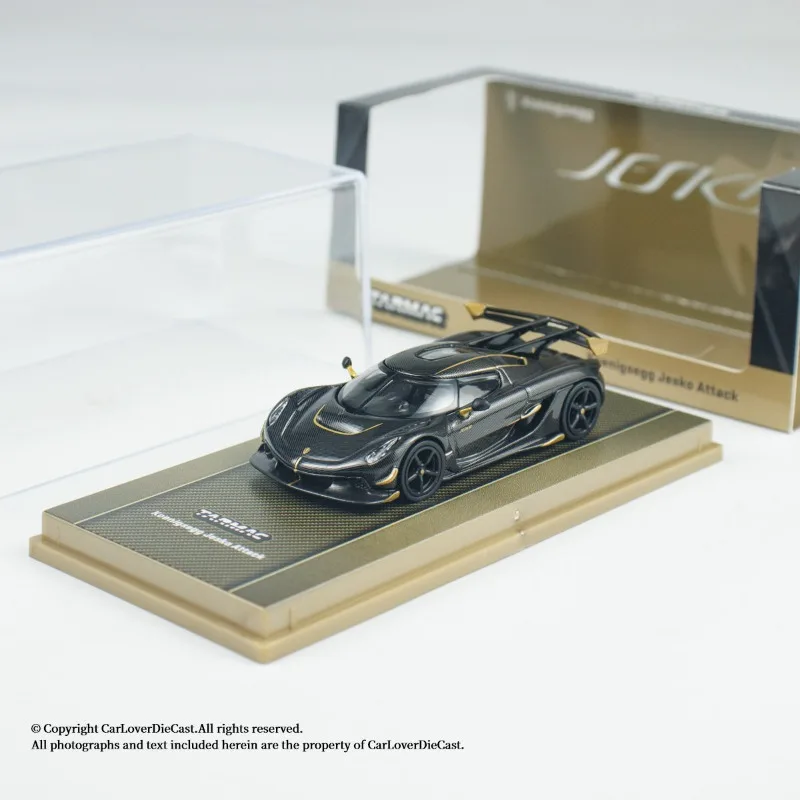 

TW 1:64 JeskoAttack Carbon Fiber2025 Hong Kong Exhibition Simulation alloy car model, Boys' gift toy, adult collection ornament.