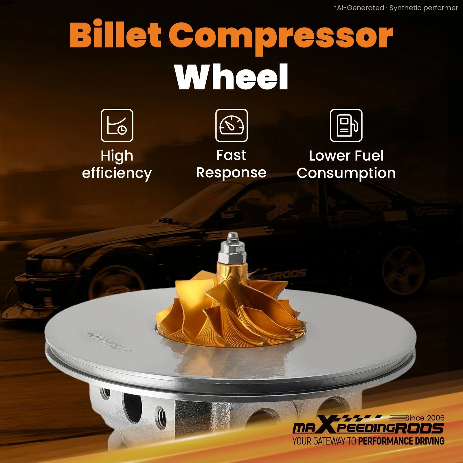 Turbo Cartridge Billet Wheel for Hyundai Tucson 1.6 1.6L 2015 - 2018 Gas G4FJ  16399900016  282312B760