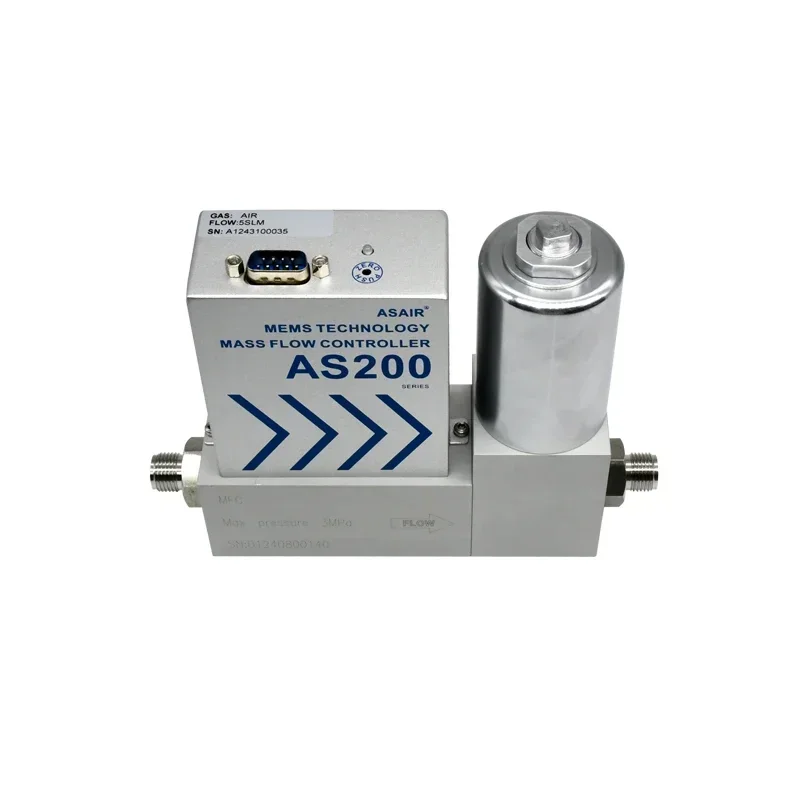 

Aluminum Alloy High Precision Gas Mass Flow Controller Air Micro Gas Flow Meter AS200B