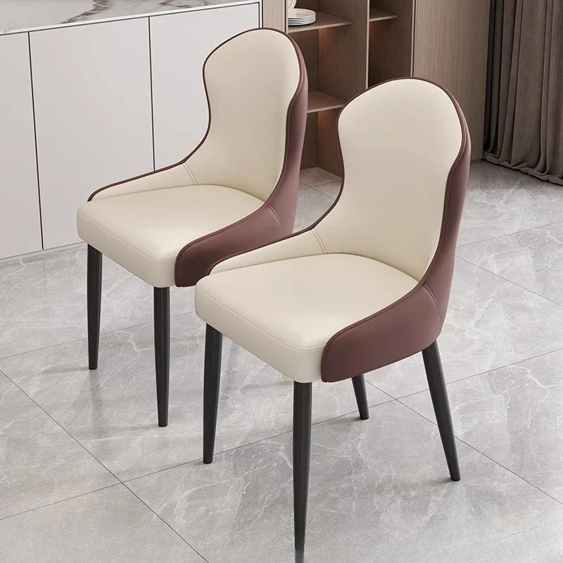 

High Luxury Dining Chairs Minimalist Armless Living Room Mobile Dining Chair Restaurant Kitchen Design Sedie Da Pranzo Furniture