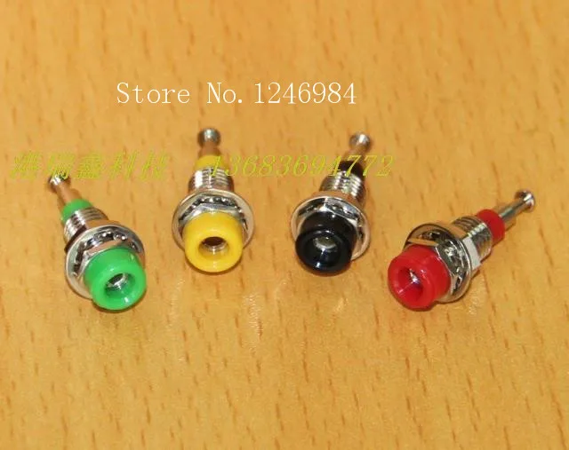 [SA] منافذ 2 مللي متر في تايوان الموز الأصفر والأحمر والأسود محطات R1-17 SCI فتحات ثقب الاختبار الصغيرة M7-50 قطعة/الوحدة