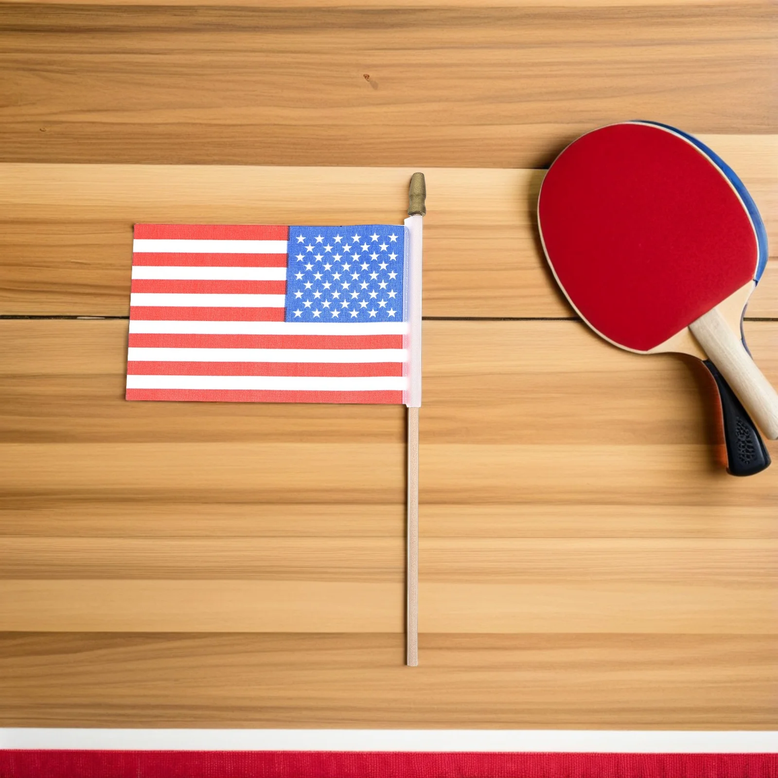 

12pcs 4Th Of July Handheld Small Usa 10X15Cm Patriotic Stick For Parades Parties Sports Events Mini American Flags On Sturdy