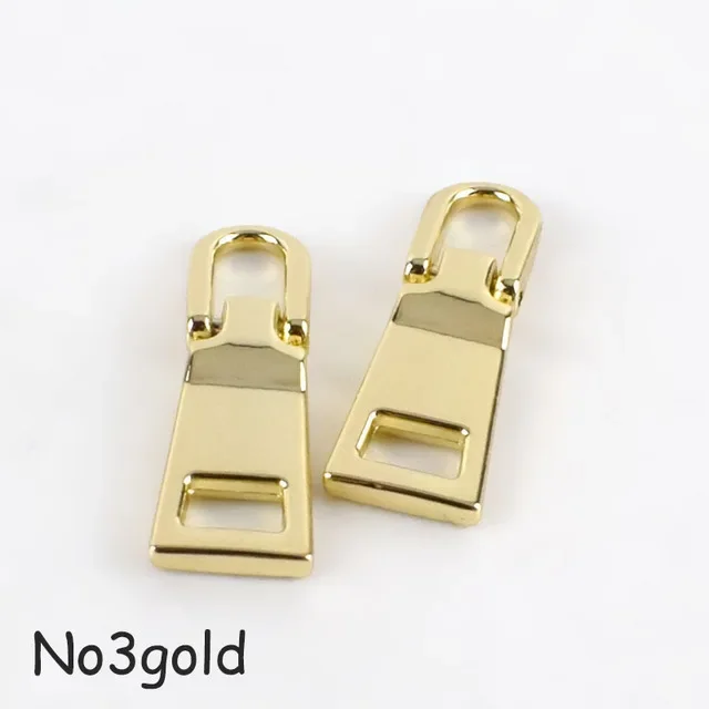 Meetee 10 Stuks Afneembare Metalen Ritsen Trekkers Voor 3 #5 #8 # Rits Schuifregelaars Hoofd Reparatie Kits Ritssluiting Tab Diy Naaien Ambacht