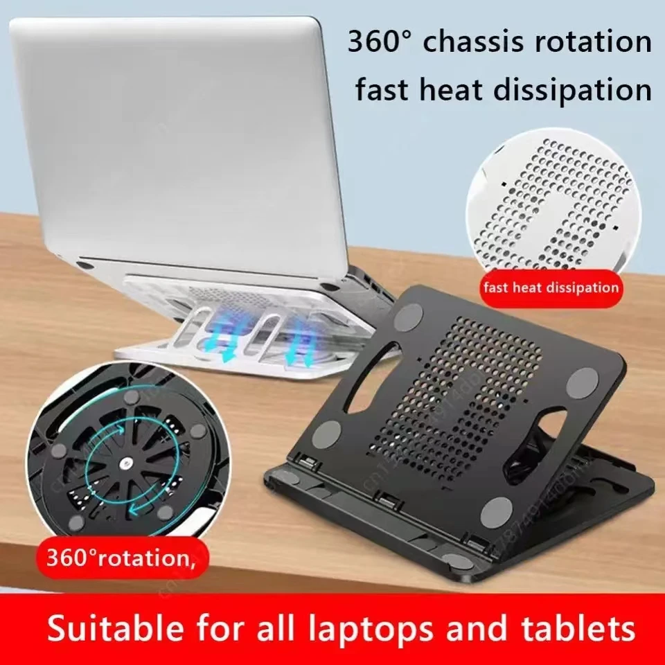 

Foldable Laptop Holder Mobile Phone Bracket for Computer Cooling Bracket for Riser Table Adjustable Table Mount for MacBook PC