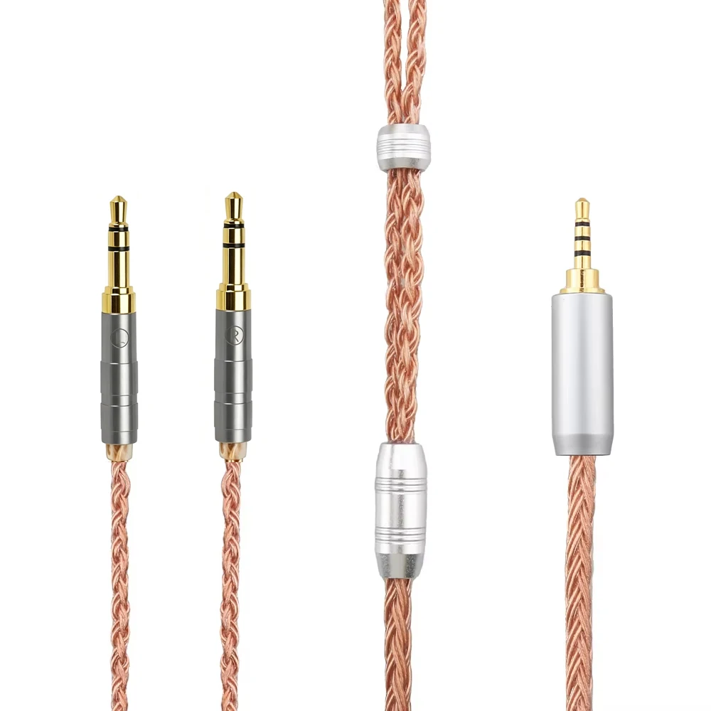 HiFi 16 cores 7N OCC Copper Headphone Cable for Hifiman Sundara,Arya,Ananda,Deva Pro,HE4XX,HE400SE,HE560,HE-350,HE1000se,HE400i