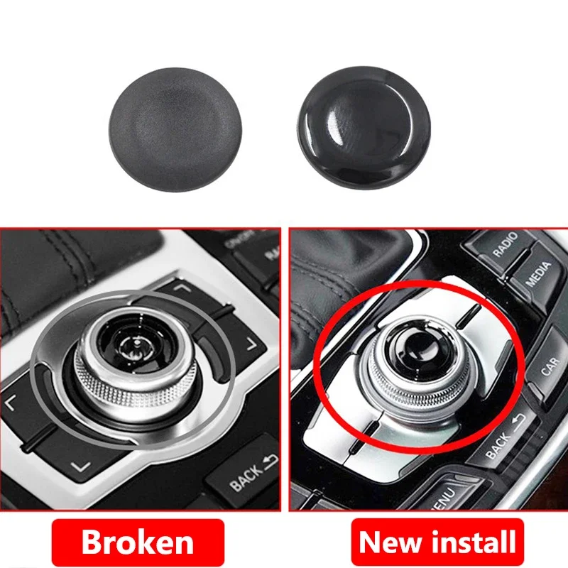 For Audi Q5 A4L A6L A5 Q7 MMI Multimedia Navigation Knob button Key Confirmation Key Cover