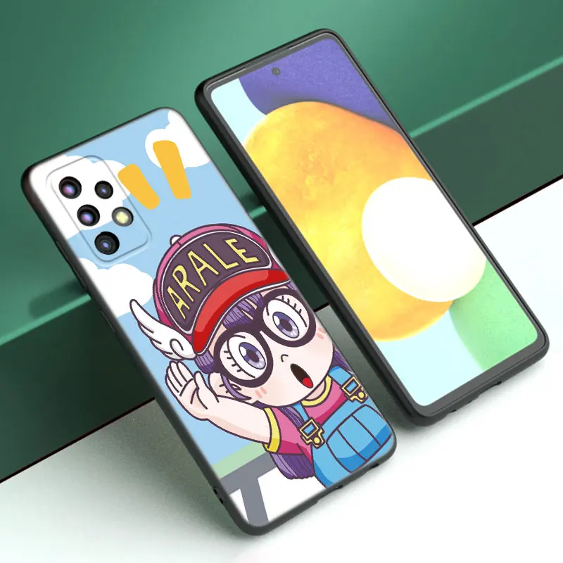 Custodia Anime Dr Slump Arale per Samsung A13 A22 A24 A32 4G A14 A23 A25 A34 A52S A53 A54 A73 5G A11 A12 A31 A33 A50 A51 A70 A71 A72