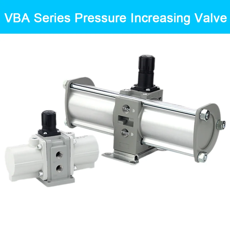

SMC Type VBA Series Pressure Increasing Valve Pneumatic Air/Gas Pressurizer VBA10A-02/VBA20A-03/VBA40A-04