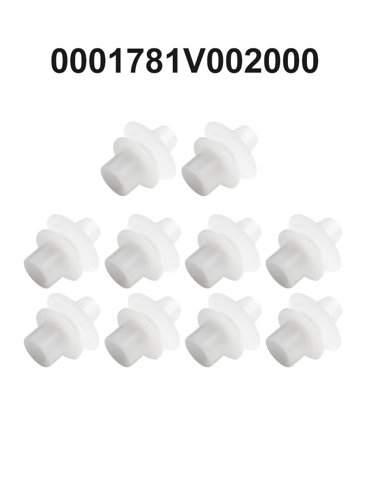 10pcs Car Interior Bumper Mud Guard Trim Clips For Smart For Fortwo 450 451 For Cabrio Coupe Rear-Mudguard Wheel Fasteners Clips